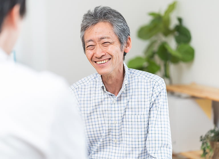笑顔の患者様